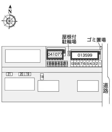 ★手数料０円★土浦市神立中央５丁目　月極駐車場（LP）